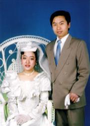 呂開利、孫燕夫妻的婚紗照