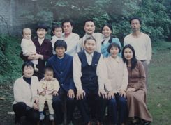 江錫清曾經幸福溫馨的一家人