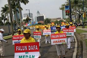 '法輪大法在印尼各地區洪傳'
