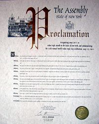 紐約州眾議員艾裏克﹒史蒂文森為法輪大法頒發的褒獎