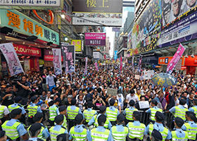香港民眾再聚旺角　捍衛自由良知