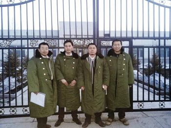 21日被綁架的四位律師江天勇、張俊傑、王成、唐吉田