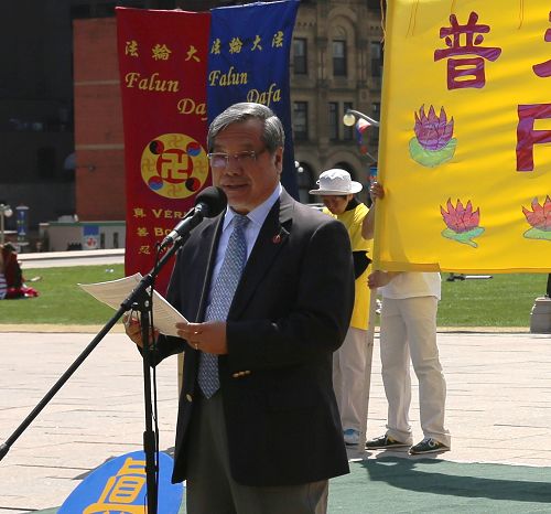加拿大國會參議員吳清海（Thanh Hai Ngo）先生在法輪大法弘傳世界二十三週年慶典上發言