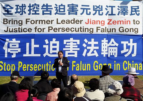 圖解：華人市議員胡煜明先生說：沒有人可以逾越法律，法律面前人人平等