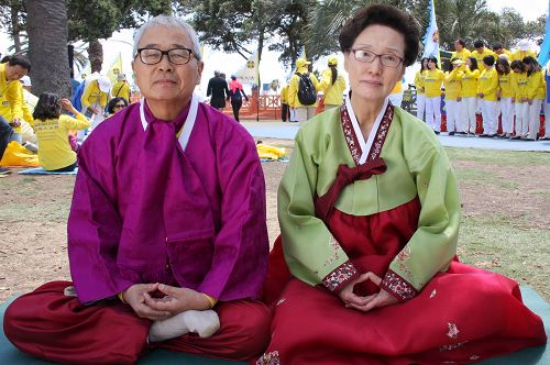 圖12：韓裔修煉者樸永國和妻子樸承姬。