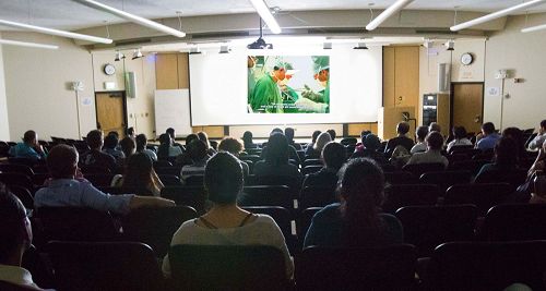 '圖1：講述法輪功學員被中共活摘器官的紀錄片《活摘》在斯坦福大學放映'