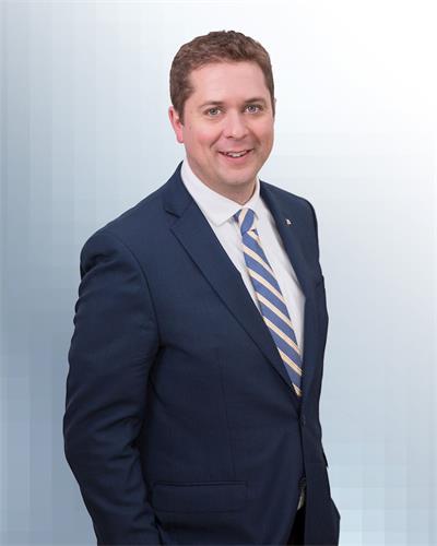 '圖2：加拿大聯邦反對黨領袖、保守黨國會議員安德魯﹒希爾（Andrew Scheer）。'