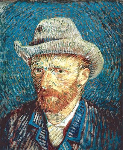 圖1：梵高自畫像（Vincent