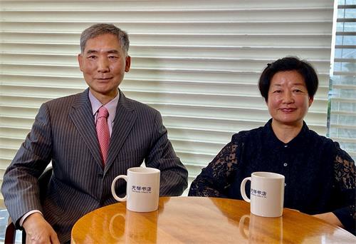 '圖5：韓國國產米產業協會前理事長李廷燦與妻子樸美淑夫婦'