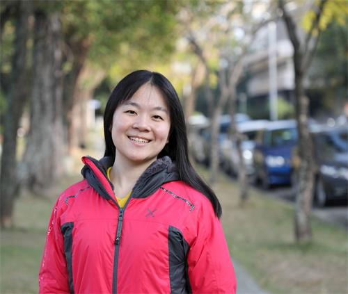 '圖8：就讀台灣大學生命科學系二年級的何馥妤這次活動讓她收穫滿滿'