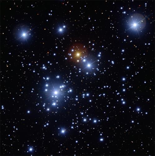 圖例：宇宙中的星辰也有不同的顏色。圖為歐洲南方天文台（ESO）在智利建造的大型光學望遠鏡「甚大望遠鏡」（VLT）所拍攝的「珠寶盒星團」（Jewel