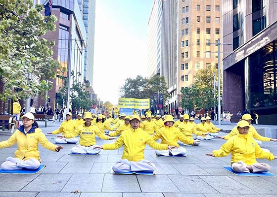 悉尼集會紀念四‧二五譴責中共跨國鎮壓侵犯澳洲主權