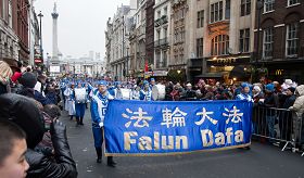 歐洲天國樂團參加二零一一倫敦新年大遊行