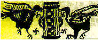 古希臘陶繪上的卍字符（網絡圖片）