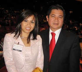 '美國休士頓市議員、也是越南社區主席艾爾﹒洪（Al Hoang）和夫人'