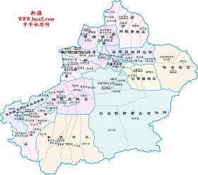 新疆地圖