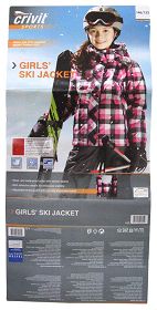 '出口德國的「女孩滑雪服」成品裝箱紙板'