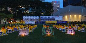 燭光悼念被中共迫害致死的中國大陸同修