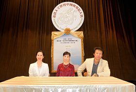 '全世界中國舞舞蹈大賽三位評審（由左到右）李維娜、張鐵鈞、王學軍'