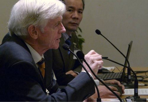 加拿大前亞太司司長大衛•喬高在研討會上指證中國存在大量活摘器官的血腥事實。