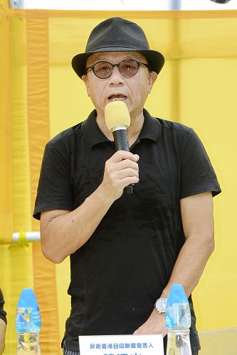 保衛香港自由聯盟發言人韓連山強烈譴責中共以慘無人道的手段對付老百姓。