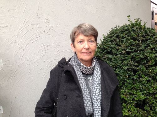 '圖：來自挪威的凱瑞（Klra）女士出席「二零一六年歐洲法輪大法修煉心得交流會」'