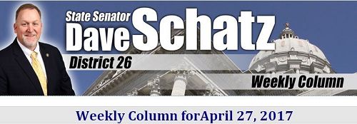 '圖1：美國密蘇裏州參議員戴夫﹒沙茨（Dave Schatz）在2017年4月27日給他的選民發送的每週簡報中，用全部篇幅講述了中共活摘器官的罪行'