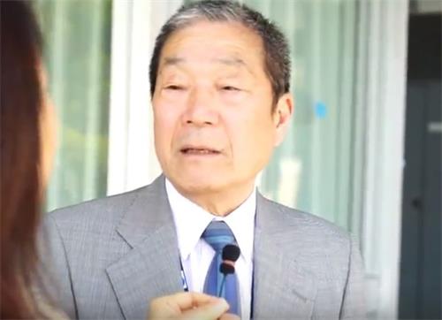 '圖1：日本泌尿科醫師高野信一面對媒體嚴詞譴責中共活摘器官'