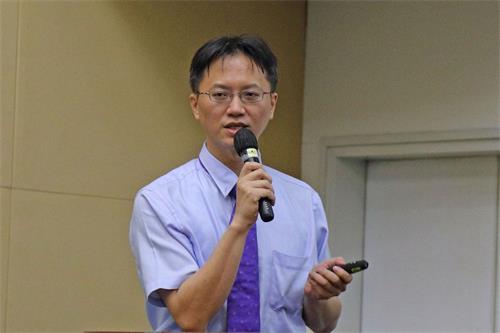 '圖3：台灣國際器官移植關懷協會副理事長黃士維醫師'