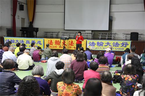 圖1～2：台灣中部於三月十七日在文心國小舉辦一日集體學法交流會