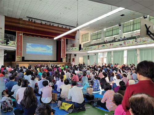 '圖：二零二一年三月十四日，台灣中區一日學法交流活動在台中縣太平國小舉辦。'