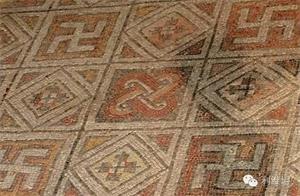 '以色列發現的卍字圖形馬賽克地磚'