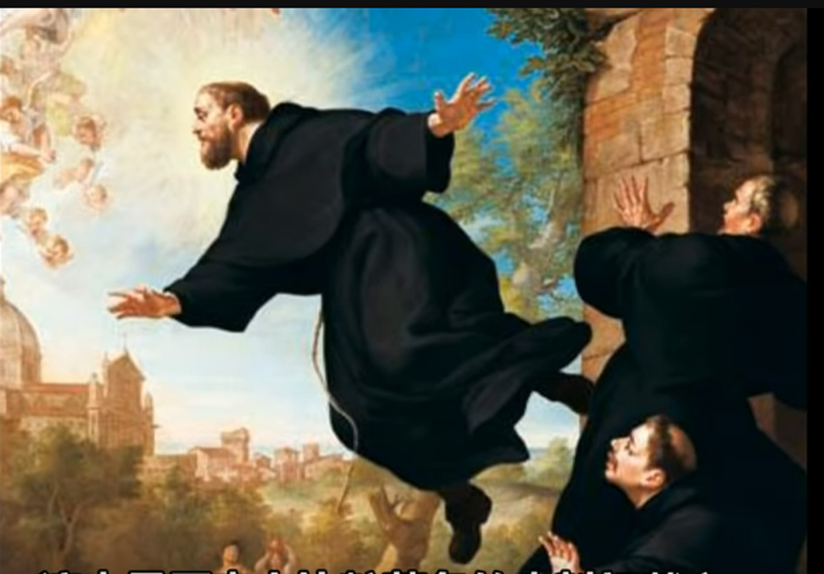 圖1：「飛行修士」聖約瑟油畫 （網絡圖片）