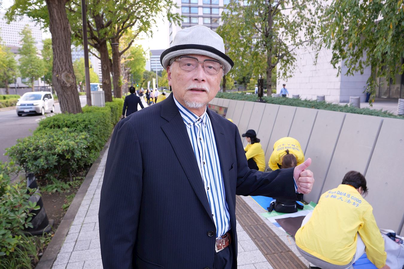 '圖3:水墨畫家宇宙大觀先生'