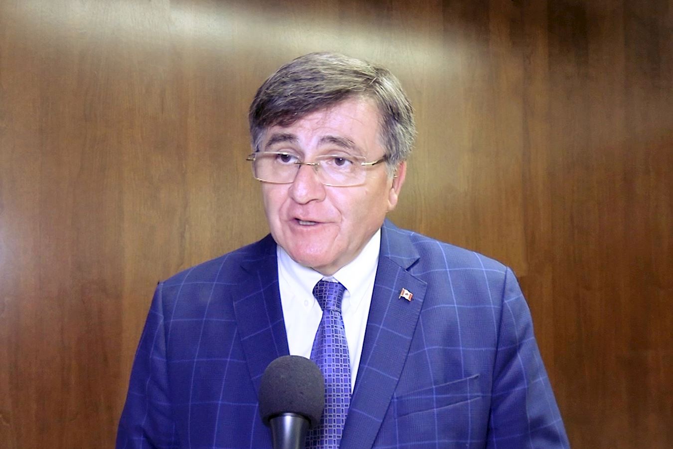 '圖3:聯邦保守黨國會議員馬國基呼籲政府正視外國勢力對加拿大社區的滲透與跨國鎮壓。'